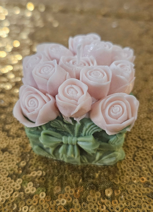 🌹✨ Ramo de Rosas Eternas en Cera Aromática ✨🌹
