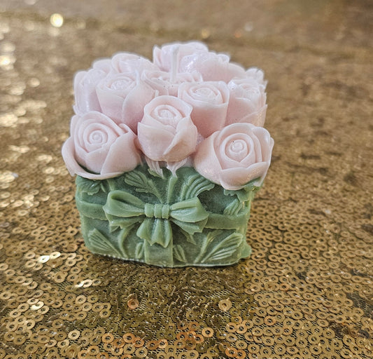 🌹✨ Ramo de Rosas Eternas en Cera Aromática ✨🌹