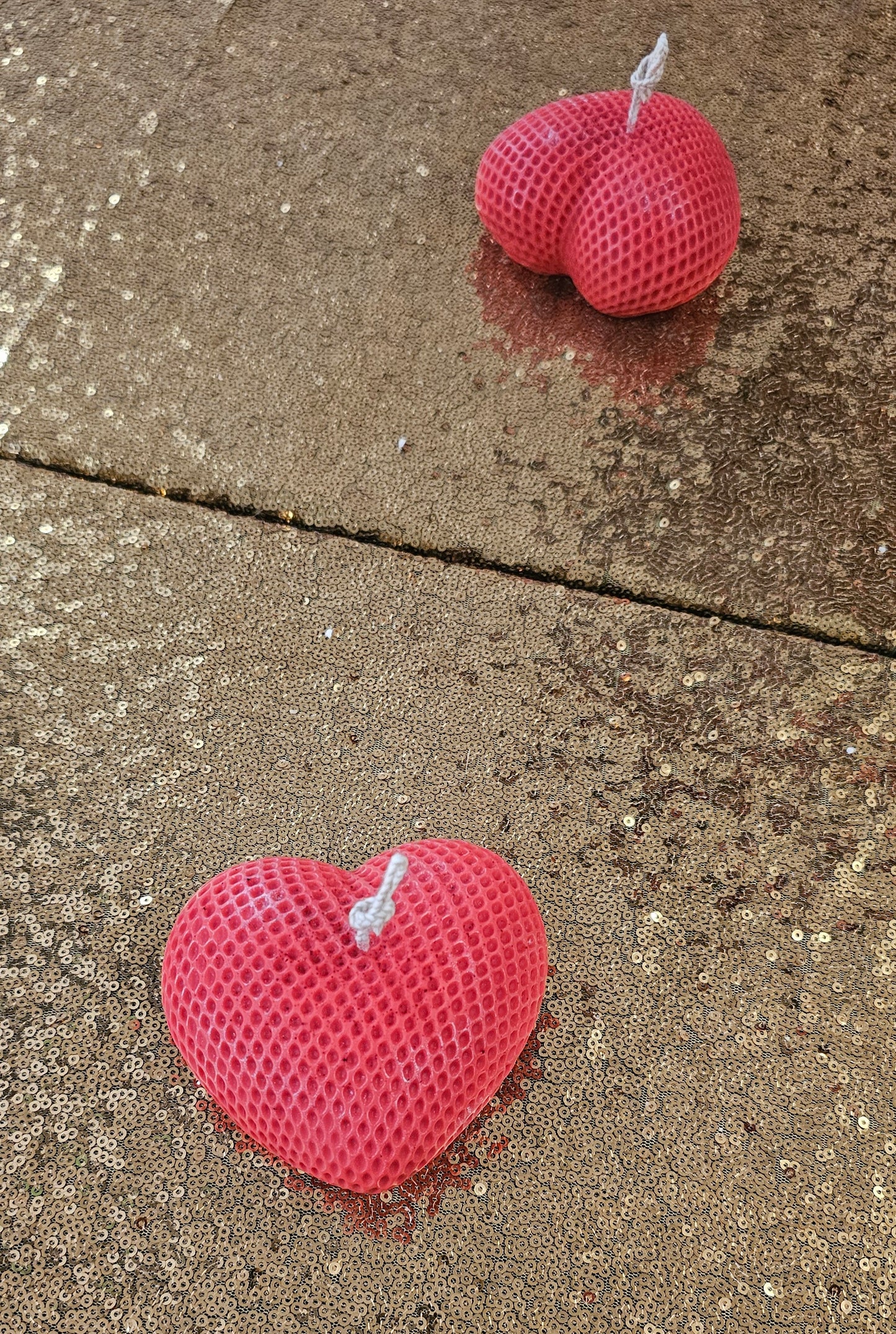 ❤️✨ Vela Corazón en Cera Aromática – Amor que Ilumina ✨❤️