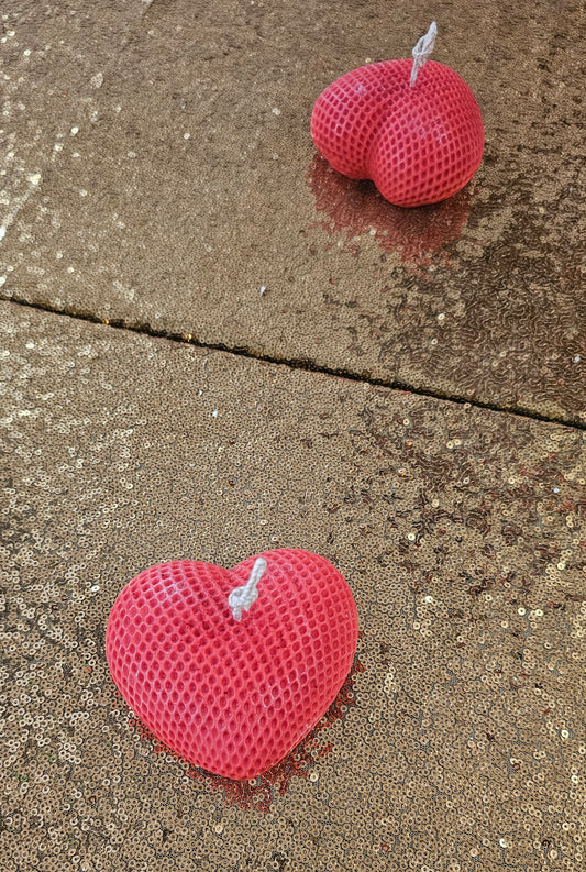 ❤️✨ Vela Corazón en Cera Aromática – Amor que Ilumina ✨❤️