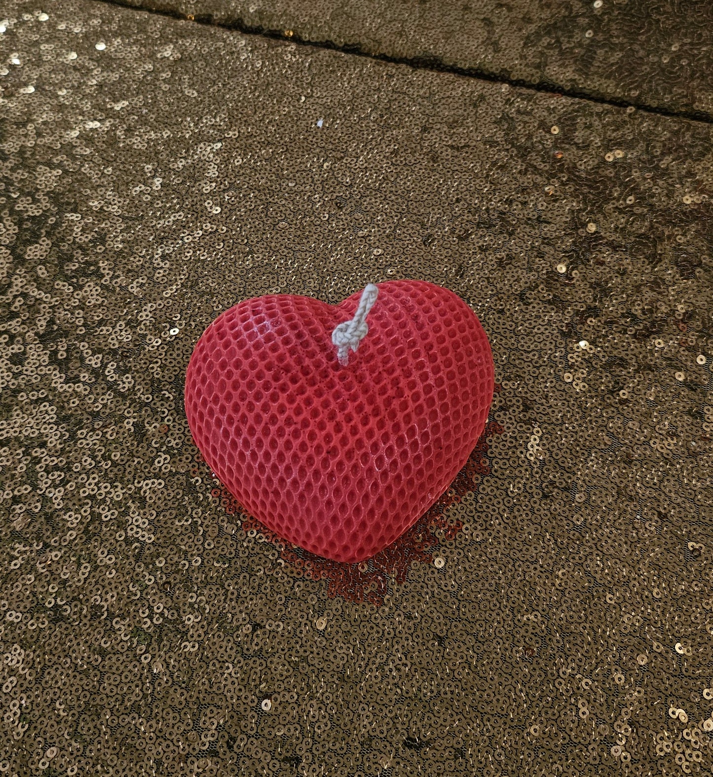 ❤️✨ Vela Corazón en Cera Aromática – Amor que Ilumina ✨❤️