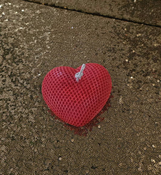 ❤️✨ Vela Corazón en Cera Aromática – Amor que Ilumina ✨❤️