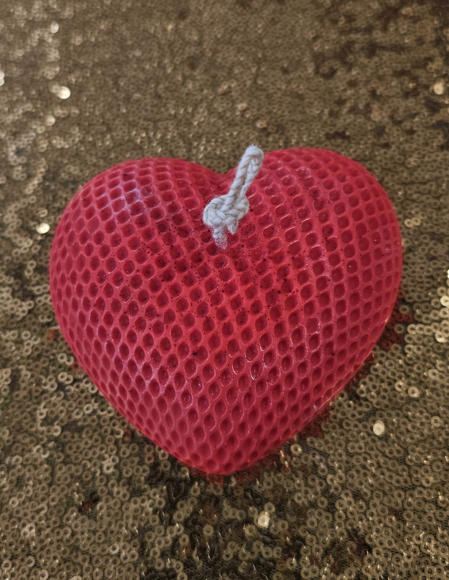 ❤️✨ Vela Corazón en Cera Aromática – Amor que Ilumina ✨❤️