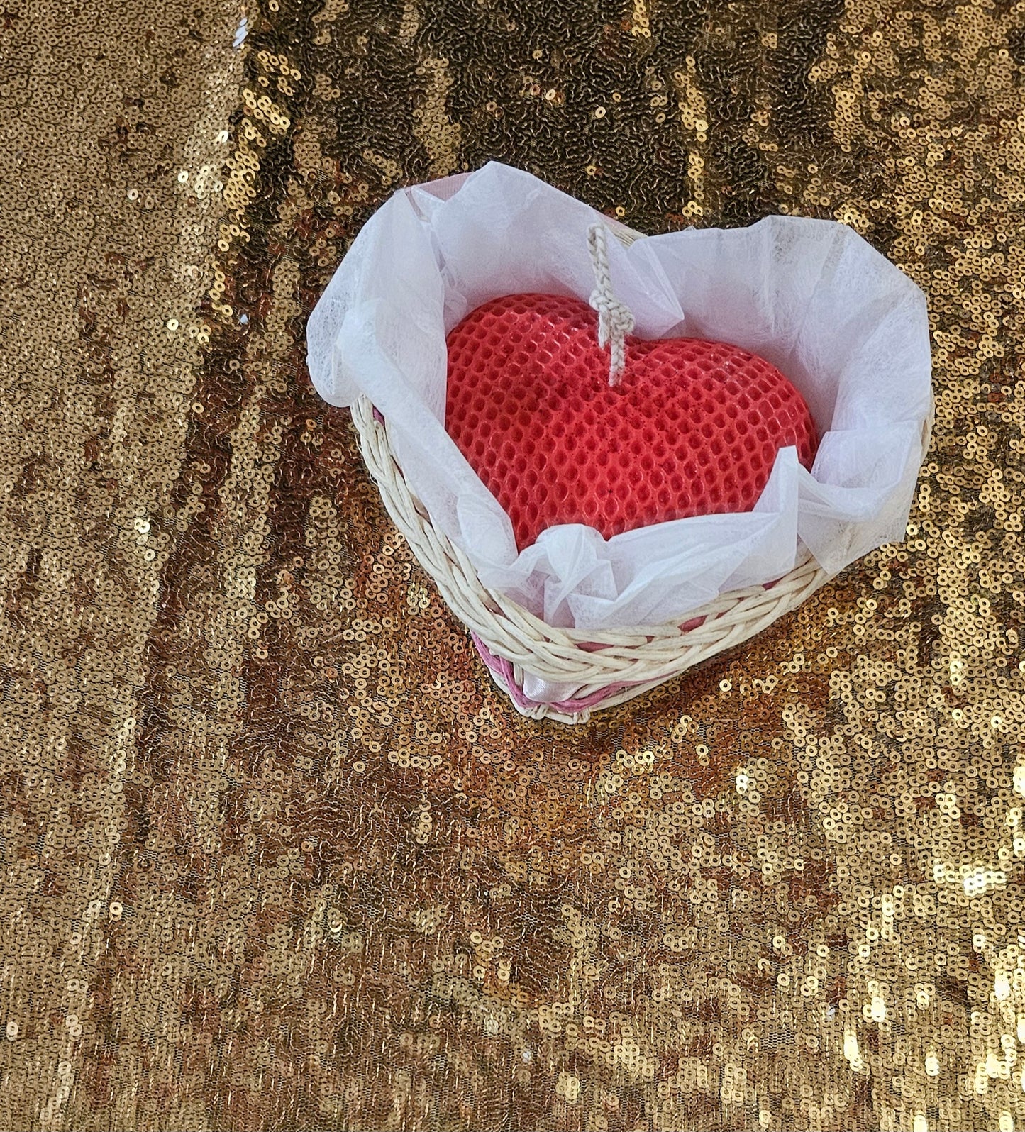 ❤️✨ Vela Corazón en Cera Aromática – Amor que Ilumina ✨❤️