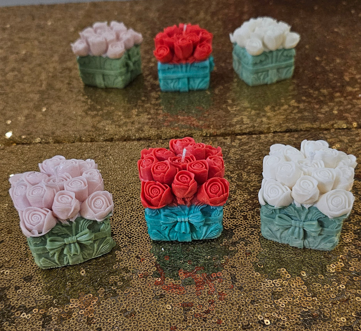 🌹✨ Ramo de Rosas Eternas en Cera Aromática ✨🌹