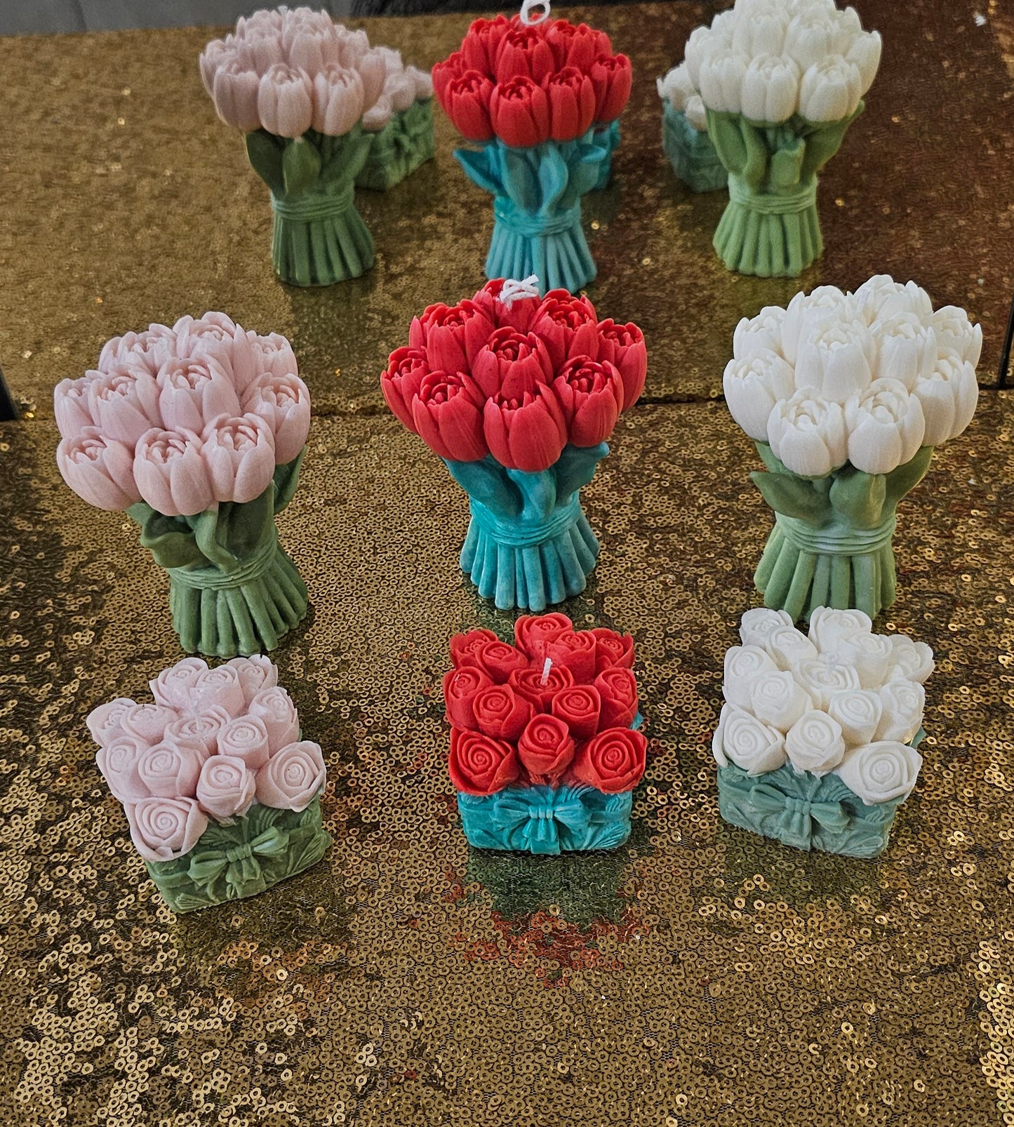 🌹✨ Ramo de Rosas Eternas en Cera Aromática ✨🌹