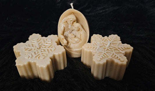 Conjunto de Navidad – Virgen María Artesanal para Decoración Navideña